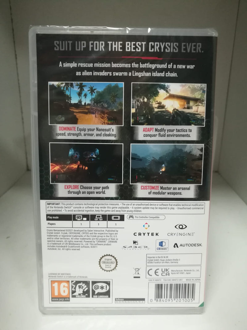 Crysis Remastered Nintendo Switch Edizione Europea (6615264362550)