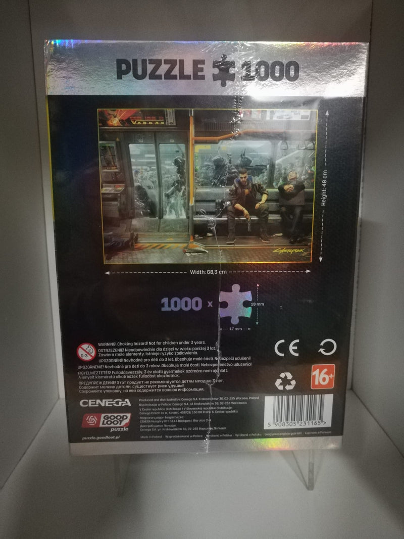 PUZZLE 1000 P.- CYBER PUNK 2077 +POSTER+BEG COTTONE (4763132624950)