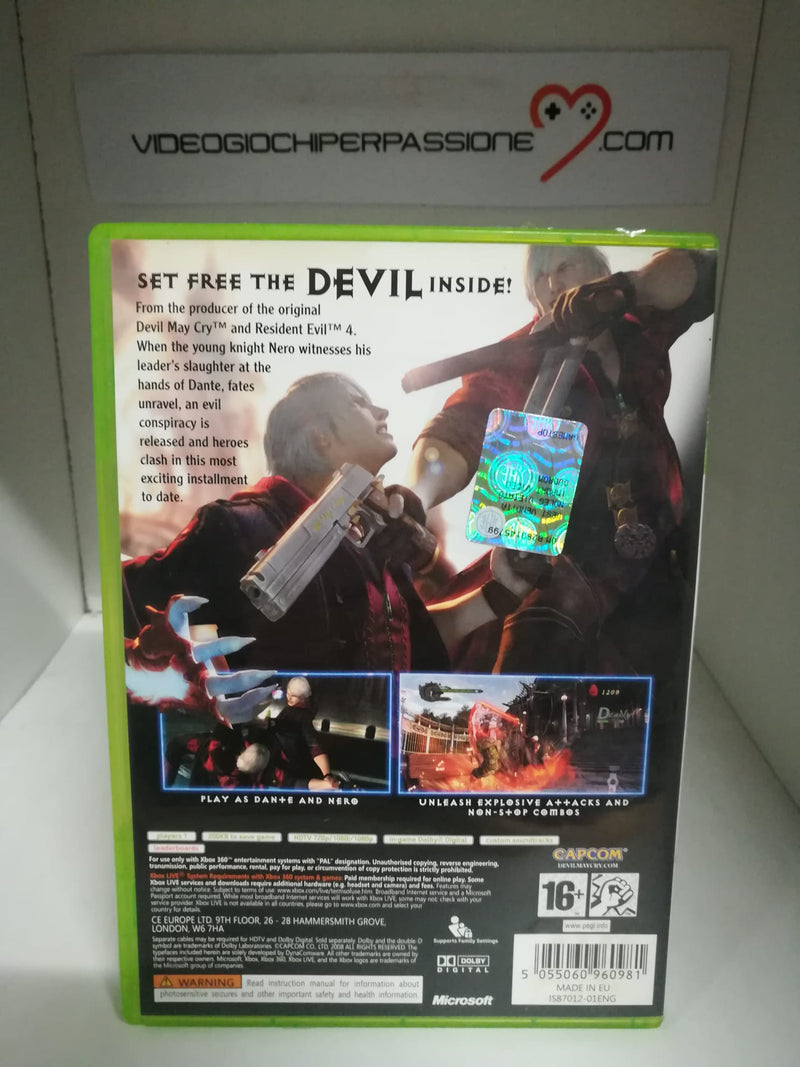 DEVIL MAY CRY 4 XBOX 360 (usato garantito) (6738114969654)