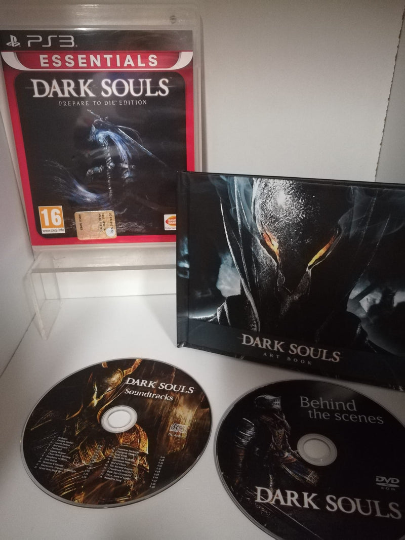 DARK SOULS PREPARE TO DIE EDITION PS3 (versione italiana usato)DARK SOULS ART BOOK (nuovo con DVD video e CD Soundtracks) (4680365211702)