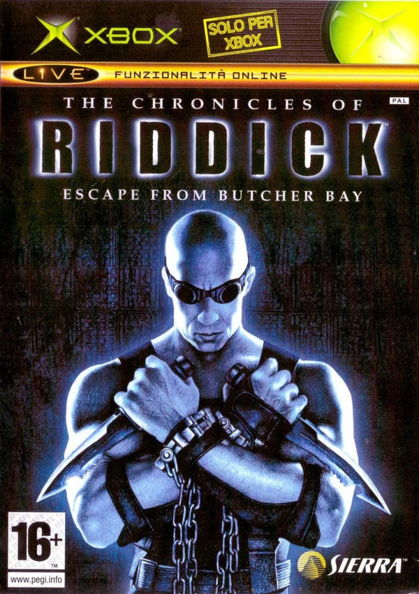 THE CHRONICLES OF RIDDICK ESCAPE FROM BUTCHER BAY XBOX (versione italiana) (4657146855478)