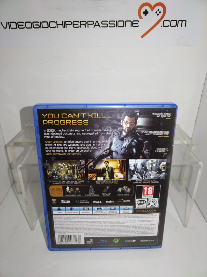 DEUS EX MANKIND DIVIDED -PS4 (usato garantito) (8055516660014)