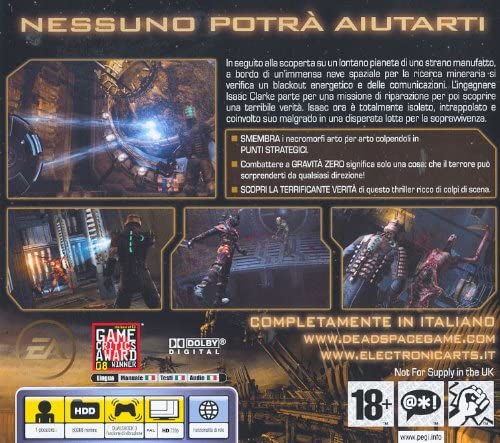 DEAD SPACE PS3(versione inglese) (4633341067318)