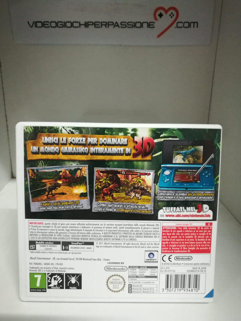 COMBATTIMENTI FRA GIGANTI DINOSAURI 3D NINTENDO 3DS (usato)(versione ita.) (6734454587446)