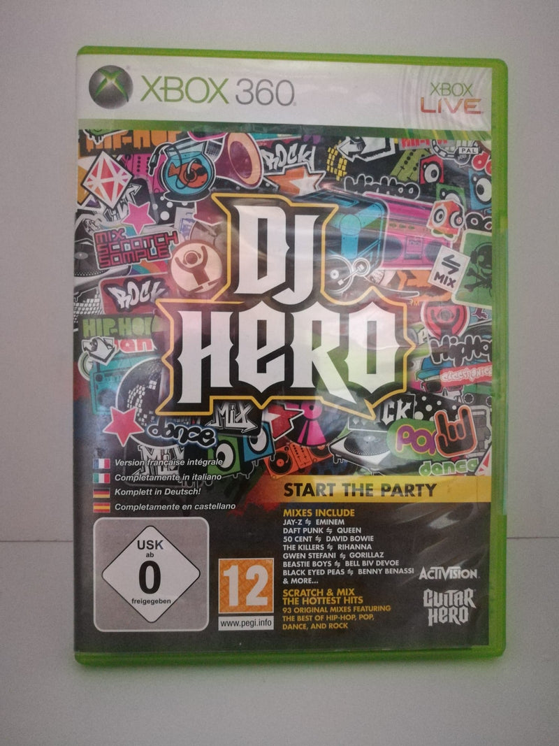 DJ HERO XBOX 360 (completamente in italiano)(usato garantito) (4695812112438)