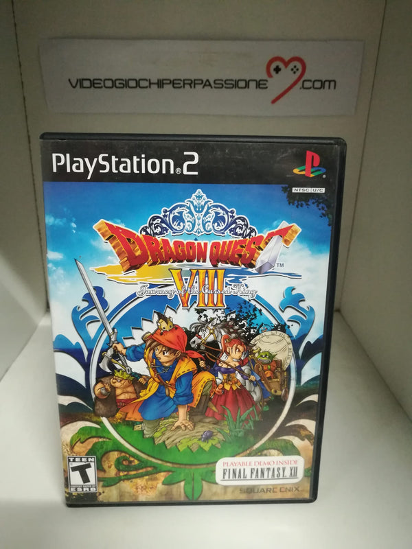 DRAGON QUEST VIII 8 JOURNEY OF THE CURSED KING PS2 (usato)(versione americana) (6752888815670)