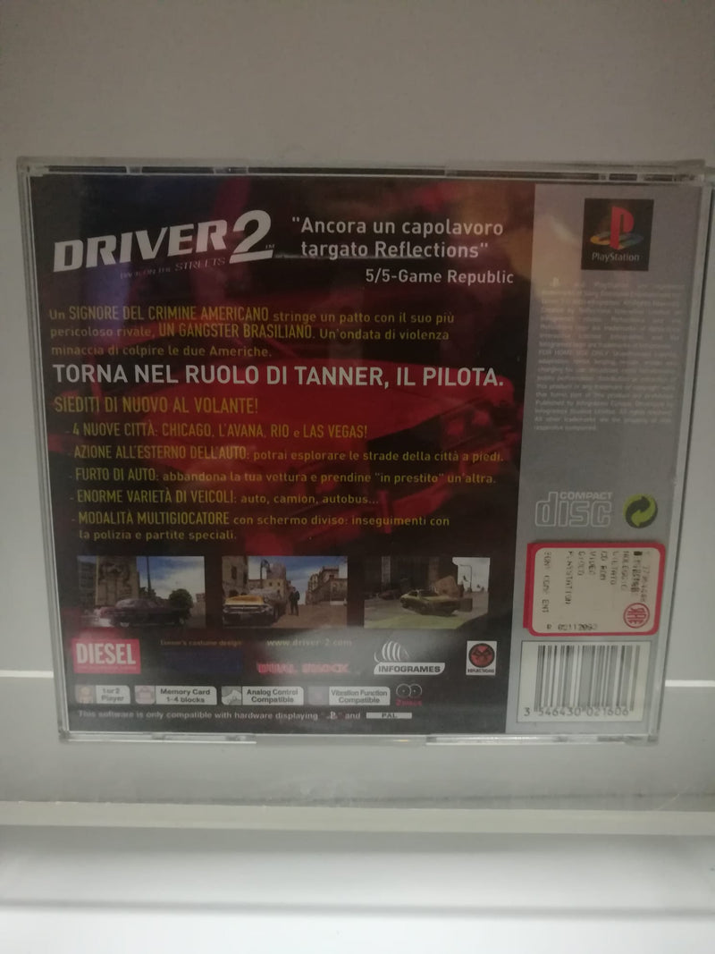 DRIVER 2 PS1 (usato garantito)(manca il manuale) (4741354487862)