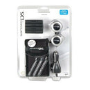 NINTENDO DS STARTER KIT (custodia DS ,l'adattatore per auto,cuffie,tre stili,due protettori per lo schermo,e quattro custodie per game) (4727778443318)