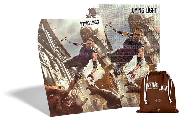 PUZZLE 1000 P.- DYING LIGHT +POSTER+BAG COTTONE (4763107393590)