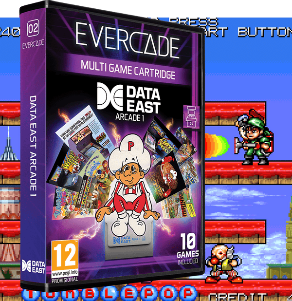 Data East Arcade 1 Evercade & VS #02 [PRE-ORDINE NOVEMBRE 2021] (6587745337398)