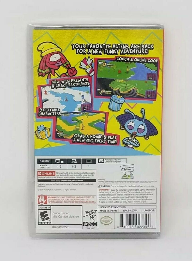 TOE JAM & EARL BACK IN THE GROOVE! NINTENDO SWITCH EDIZIONE AMERICANA (4531964444726)