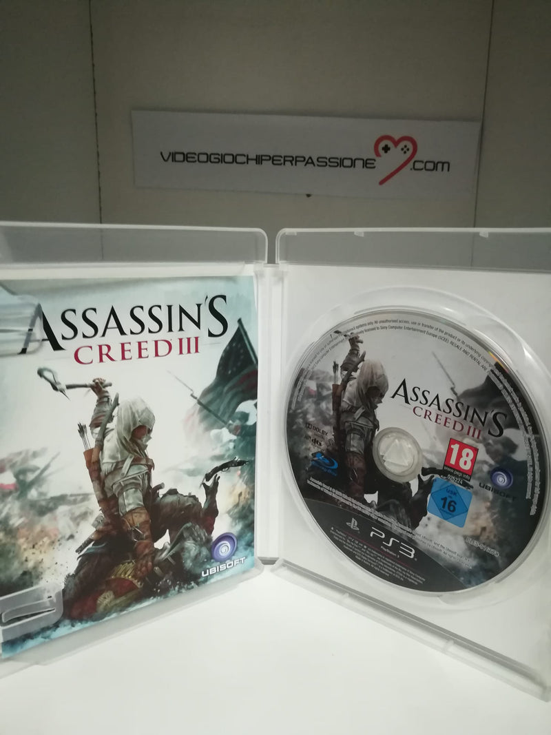 ASSASSIN'S CREED III PS3 (usato garantito)(versione italiana) (6662092488758)