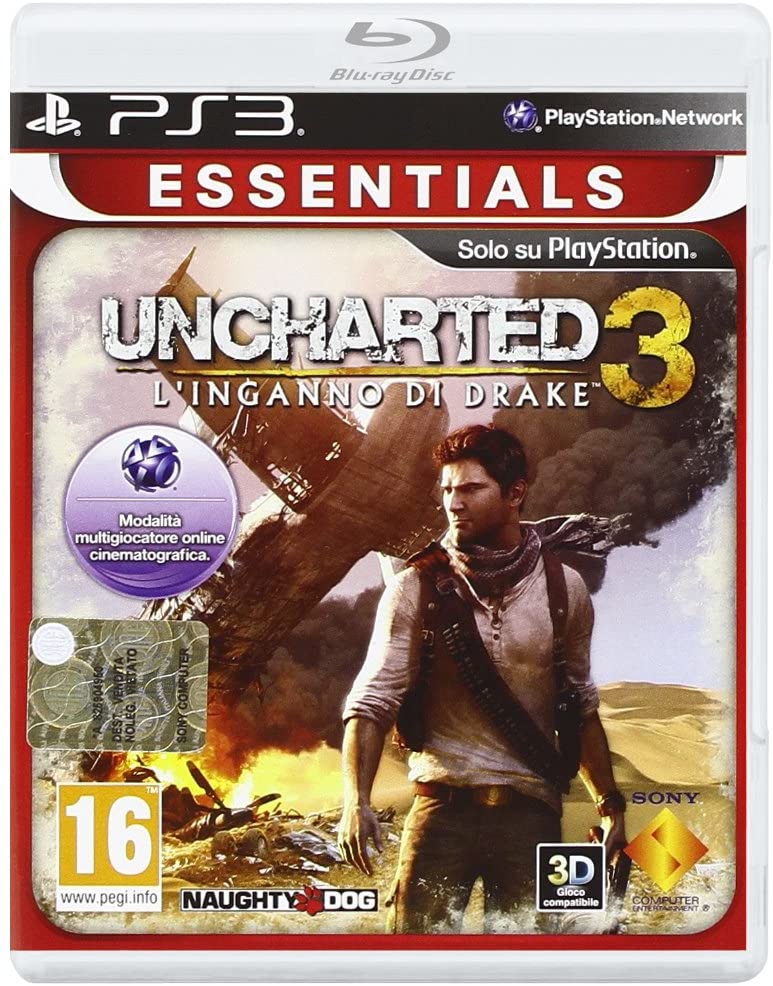 UNCHARTED 3 : L'INGANNO DI DRAKE PS3 (versione italiana)ESSENTIALS (4634120749110)