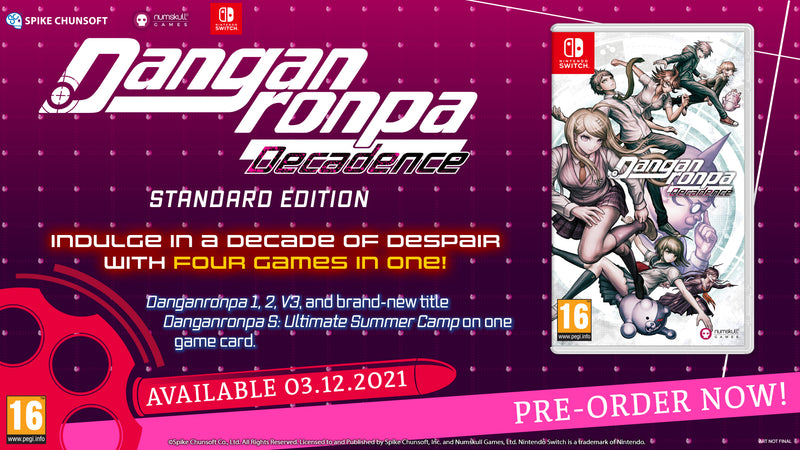 Danganronpa Decadence Nintendo Switch Edizione Europea (6598295748662)