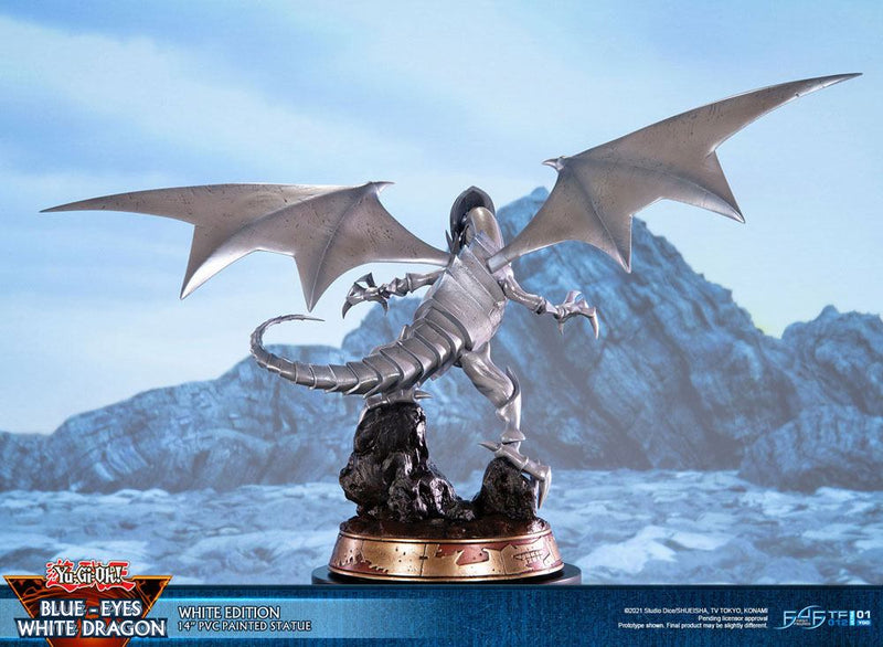 Yu-Gi-Oh! PVC Statue Blue-Eyes White Dragon White Edition 35 cm (6856749121590)