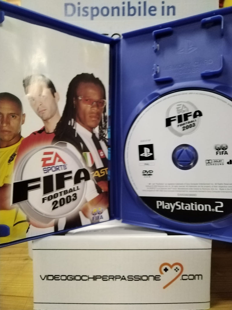 FIFA FOOTBALL 2003 PS2 (usato garantito)(versione italiana) (8138777985326)