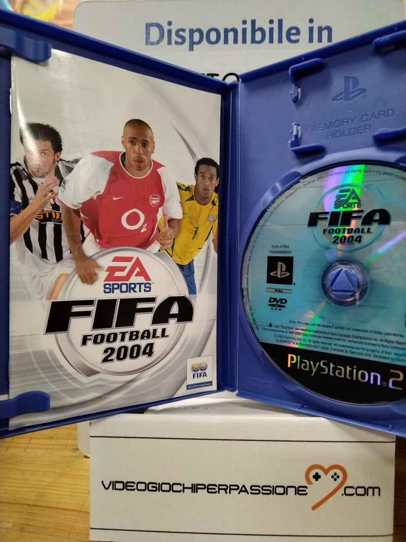 FIFA FOOTBALL 2004 PS2 (usato garantito)(versione italiana) (8138789355822)