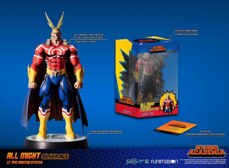 My Hero Academia Action Figure All Might Silver Age (Standard Edition) 28 cm PRE-ORDER 1-2022 (6649346457654)