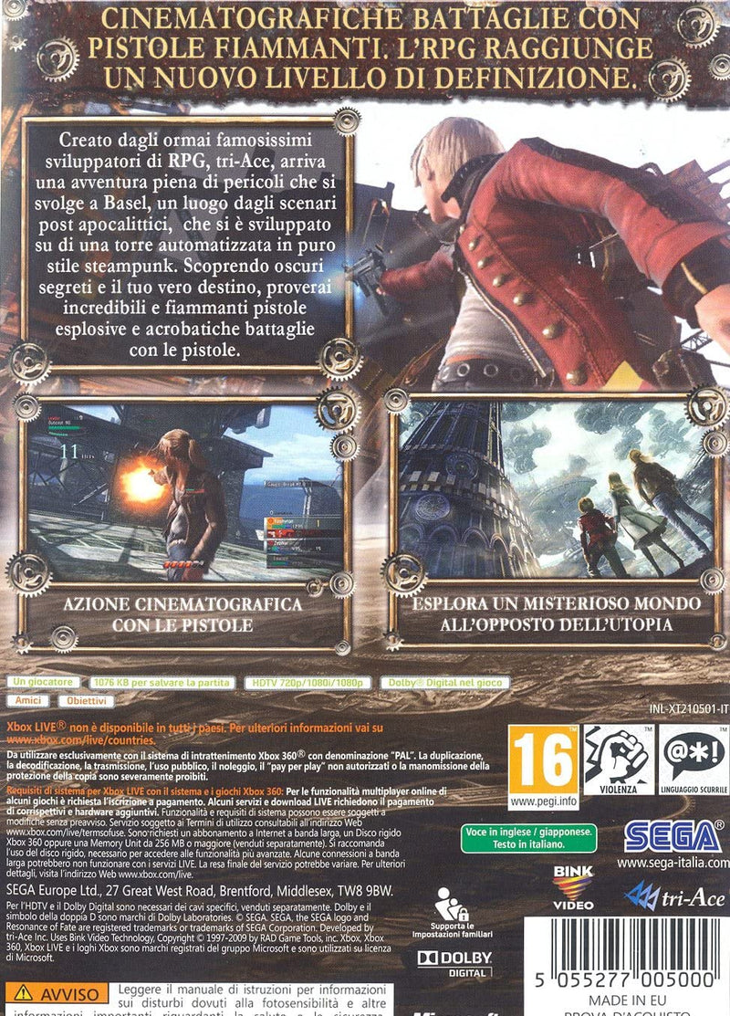 RESONANCE OF FATE XBOX 360 (versione italiana) (4635345420342)