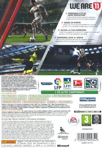 FIFA 11 XBOX 360 (usato garantito)(versione italiana) (4733533847606)