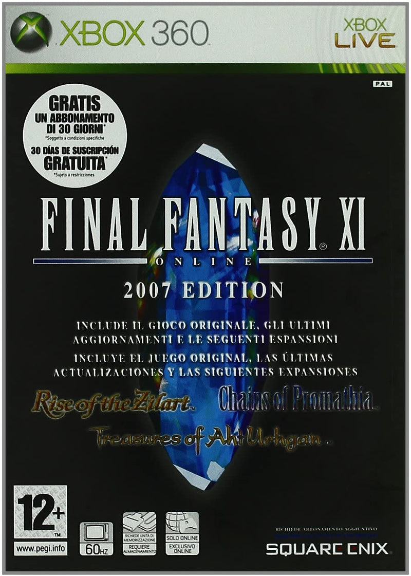 FINAL FANTASY XI-2007 EDITION XBOX 360 (versione italiana) (4634735247414)