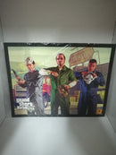 GRAND THEFT AUTO 5 FIVE GTA5 CARTONATO NUOVO  27X21 cm ORIGINALE (4711621492790)