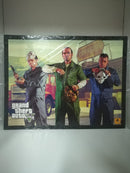 GRAND THEFT AUTO 5 FIVE GTA5 CARTONATO NUOVO  27X21 cm ORIGINALE (4711621492790)