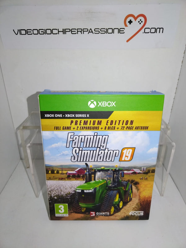 FARMING SIMULATOR 19 PREMIUM EDITION XBOX ONE-SERIE X (usato garantito) (8055856660782)