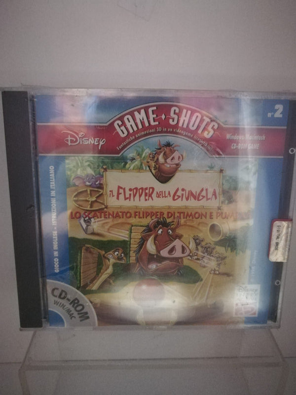 DISNEY IL FLIPPER DELLA GIUNGLA (game shots)(windows/macintosh CD-ROM)(nuovo) (4725450637366)