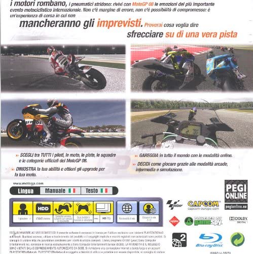 MOTO GP 08 PLAYSTATION 3 EDIZIONE ITALIANA (4536276680758)