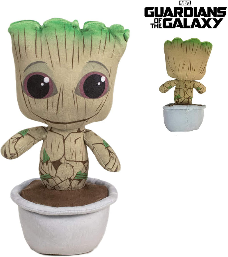 Guardiani della Galassia - Peluche Groot Baby in Un Vaso 26cm-Super Soft-MARVEL (4910264188982)