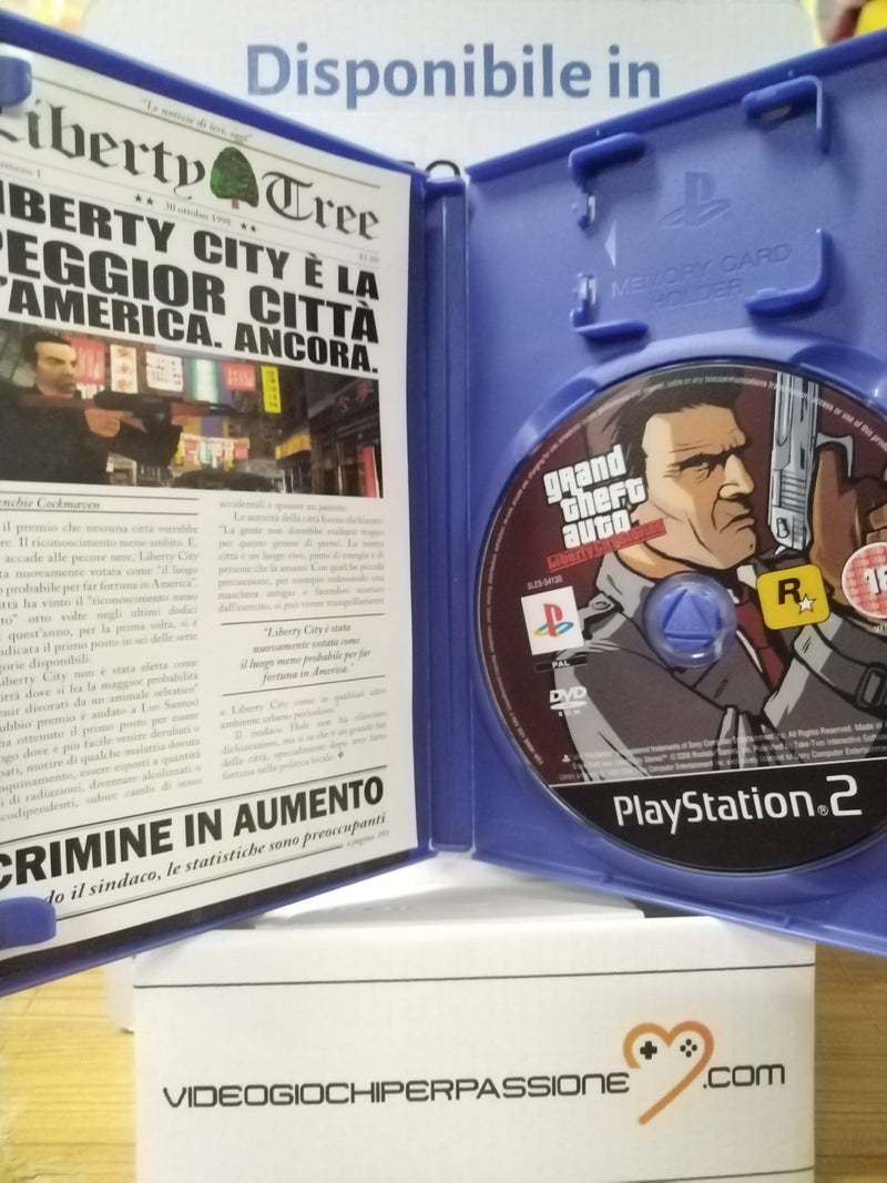 GTA : LIBERTY CITY STORIES PS2 (usato garantito)(versione italiana) (8138460987694)