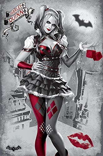 poster DC HERLEY QUINN -BATMAN arkham knight  61 X 91,5  NUOVO (4712467922998)