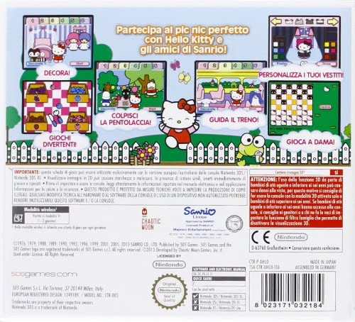 HELLO KITTY PICNIC WITH SARNIO CHARACTERS NINTENDO 3DS (versione italiana) (4635930689590)