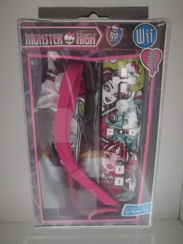 CONTROLLER -NUNCHUK  NINTENDO WII-MONSTER HIGH (WII motion plus)(usato) (4775287849014)