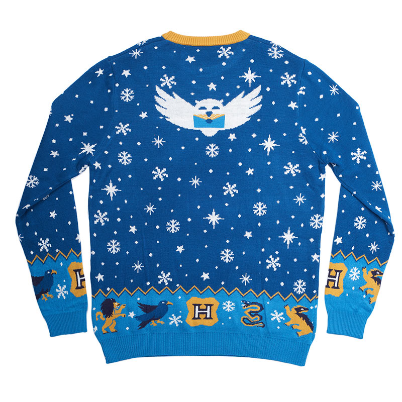 Harry Potter ‘I Would Rather Be At Hogwarts’ Maglione Ufficiale Natalizio -  Ugly Sweater (8001125810478)