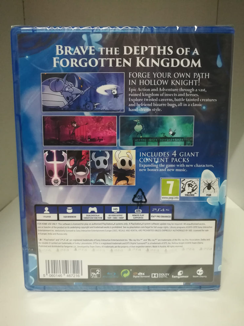 Hollow Knight Playstation 4 Edizione Europea (6593772322870)