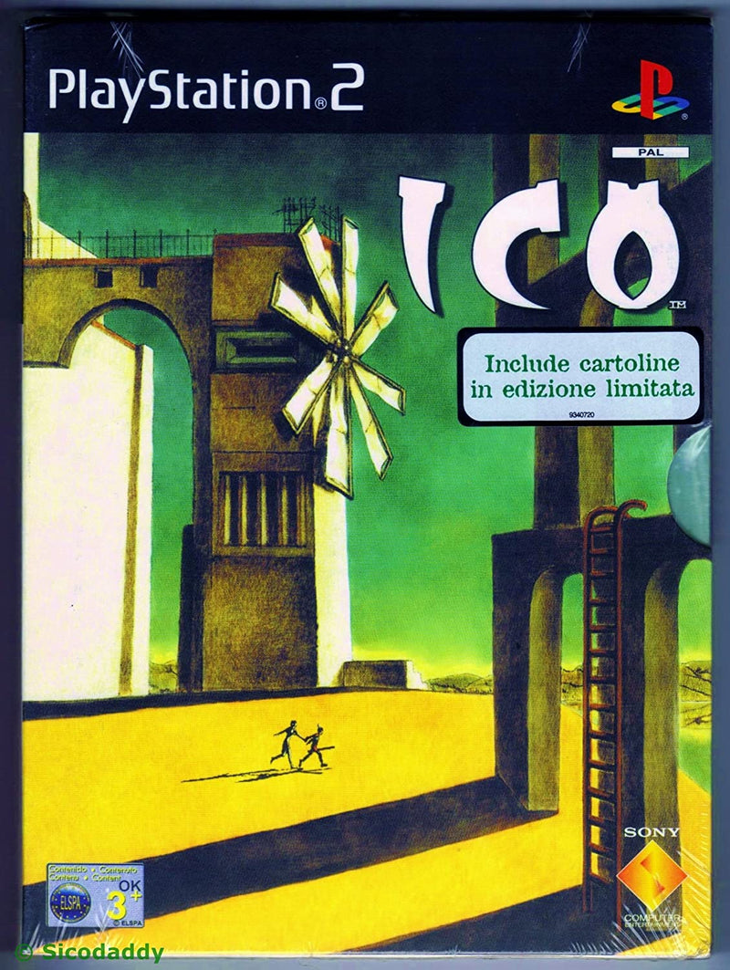 ICO PLAY STATION 2 (versione italiana)(completo di 4 cartoline e manuale) (4679629471798)