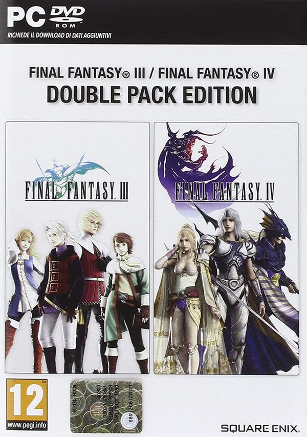 FINAL FANTASY III/ FINAL FANTASY IV -DOUBLE PACK EDITION PC (versione italiana) (4659431899190)