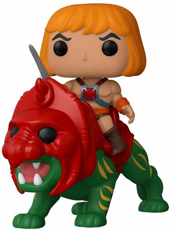 PRE -ORDER INIZIO 7/2021-Masters of the Universe POP! He-Man on Battle Cat 18 cm (6576397385782)