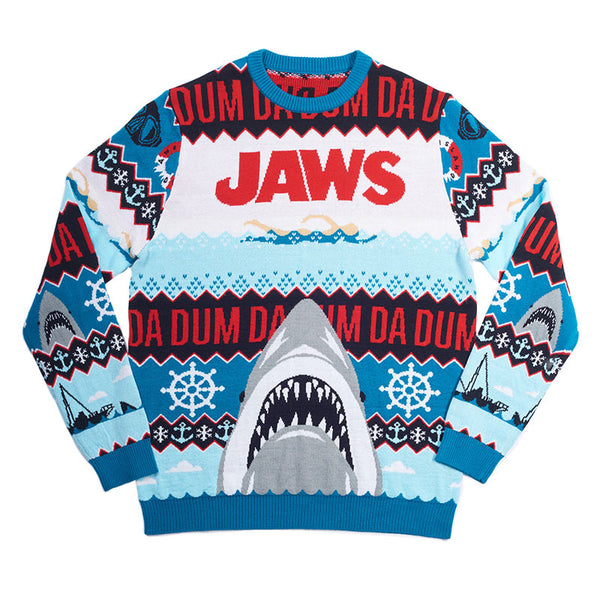 "Da Dum" di Jaws Maglione Ufficiale Natalizio -  Ugly Sweater (8001074659630)