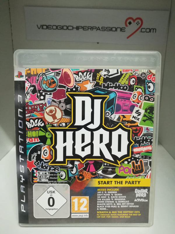 DJ HERO PS3 (usato garantito)(completamente in italiano) (6662094258230)