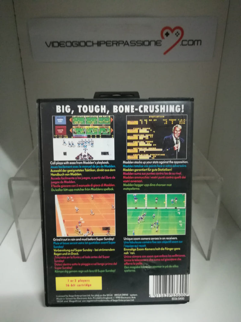 JOHN MADDEN AMERICAN FOOTBALL SEGA MEGA DRIVE (usato garantito) (6685539270710)