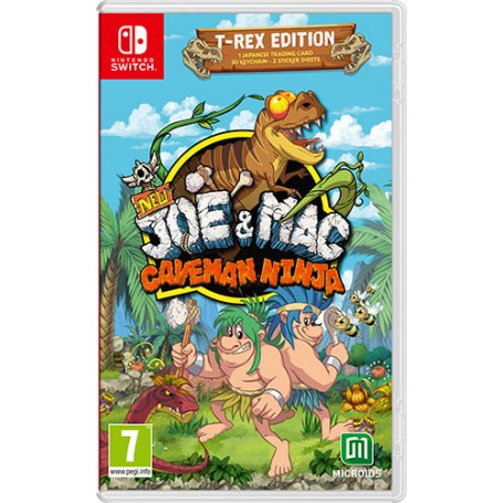 New Joe & Mac - Caveman Ninja T-Rex Edition Nintendo Switch [PREORDINE] (6860043321398)