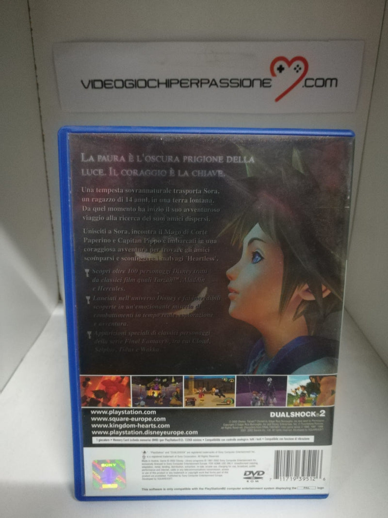 KINGDOM HEARTS PS2 (prima stampa)(usato garantito)(versione italiano) (6752939868214)