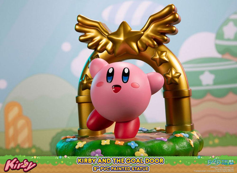 Kirby PVC Statue Kirby and the Goal Door 24 cm PRE-ORDER 3-2022 (6649545916470)