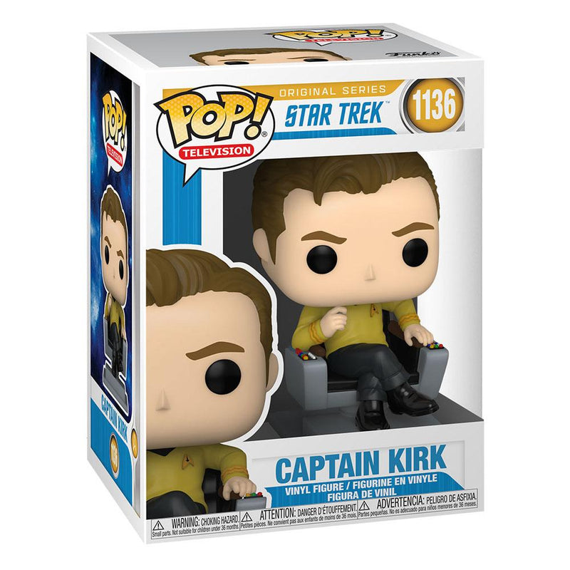 Star Trek: The Original Series POP! TV Cap. KIRK in Chair (PRE-ORDER) (6565496717366)