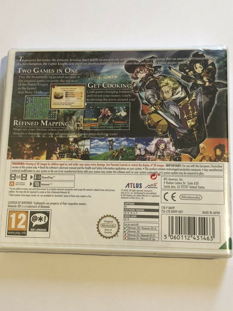 Etrian Odyssey 2: Untold: The Fafnir Knight NINTENDO 3DS (vrsione inglese) (4636474933302)