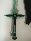 SPADA KIRITO (110cm)in acciaio senza filo(da 16 anni in su)(elsa graffiata) (4592847192118)