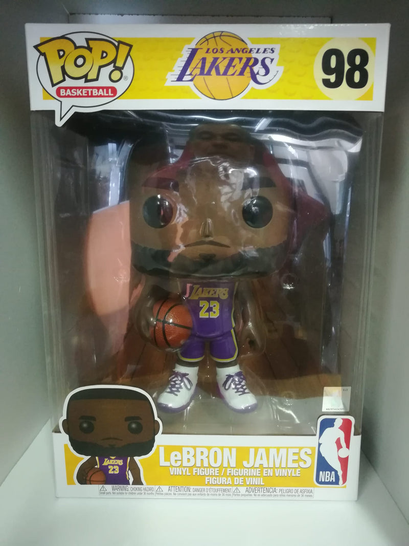 POP! FUNKO NBA LOS ANGELES LAKERS -LEBRON JAMES-98-(da collezione)25 CM BIG SAIZ (4748633243702)